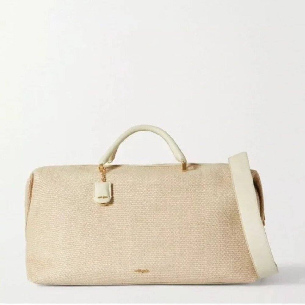 Cult Gaia Adah Weekender Raffia Bag